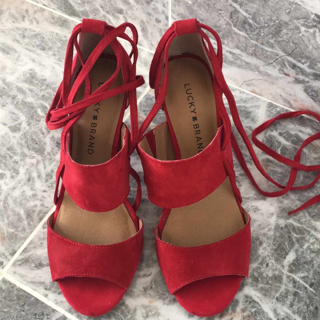 Lucky Brand Red Stilettos Lucky Brand Red Stilettos
